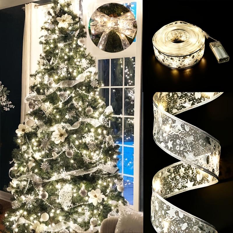 Christmas Ribbon With Light