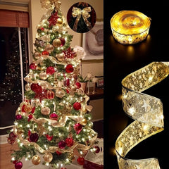 Christmas Ribbon With Light
