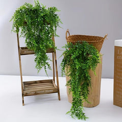 2pcs Artificial Hanging Fern Vines Persian Grass Rattan