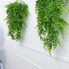 2pcs Artificial Hanging Fern Vines Persian Grass Rattan