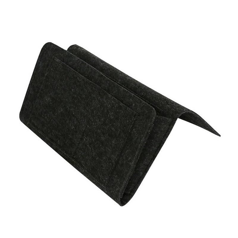Felt Bedside Storage Bag Pouch Sofa TV Remote Control Hanging Organizer