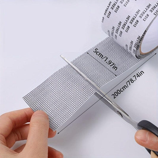 Self Adhesive Window Screen Repair Tape - Repair Tears and Holes Easily