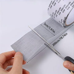 Self Adhesive Window Screen Repair Tape - Repair Tears and Holes Easily