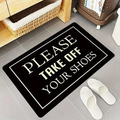 Funny Sayings Entrance Door Carpet Non Slip Rug