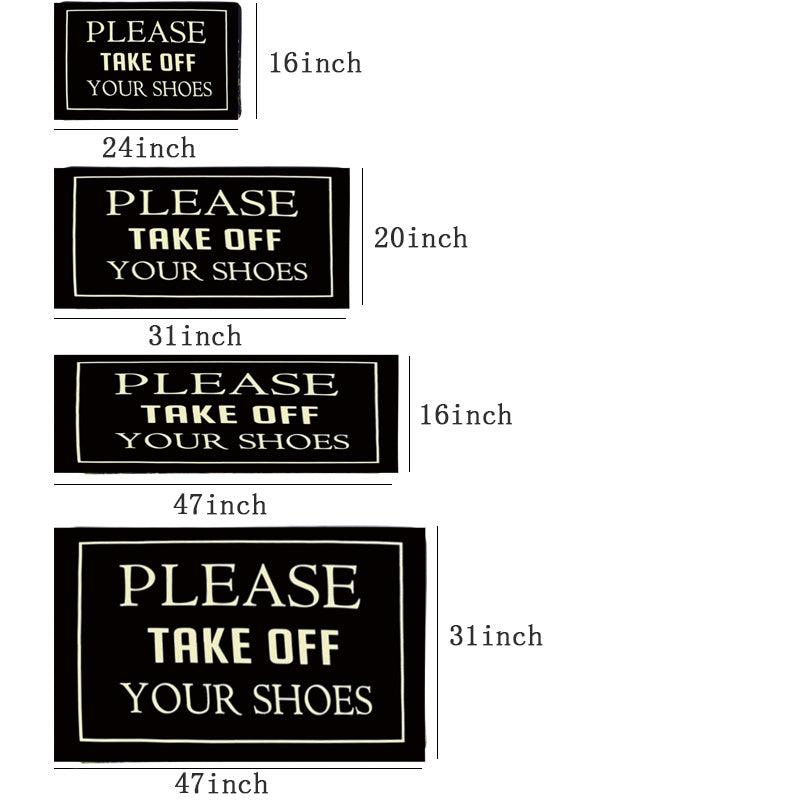 Funny Sayings Entrance Door Carpet Non Slip Rug