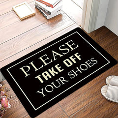 Funny Sayings Entrance Door Carpet Non Slip Rug