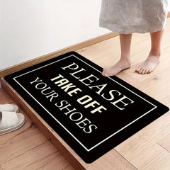 Funny Sayings Entrance Door Carpet Non Slip Rug