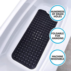 Non Slip Bathtub & Shower Mat 40 x16 Bathroom Mats For Tub Nonslip