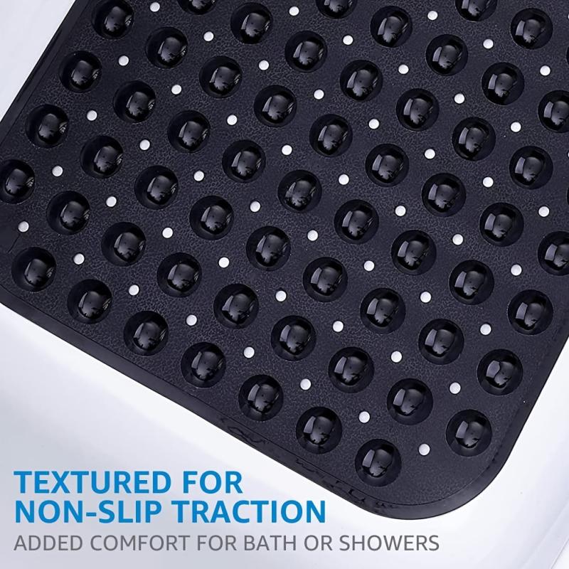 Non Slip Bathtub & Shower Mat 40 x16 Bathroom Mats For Tub Nonslip