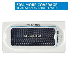 Non Slip Bathtub & Shower Mat 40 x16 Bathroom Mats For Tub Nonslip