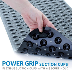 Non Slip Bathtub & Shower Mat 40 x16 Bathroom Mats For Tub Nonslip
