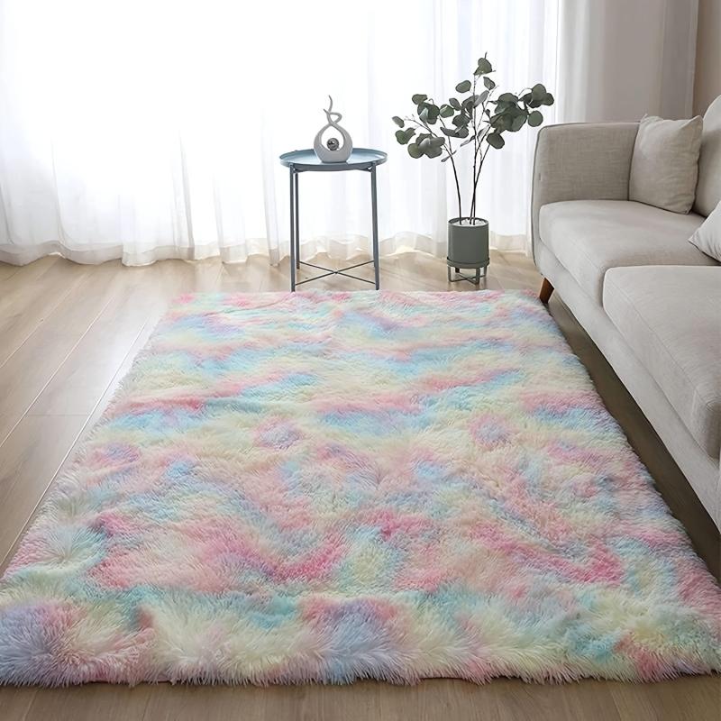 Soft Plush Area Rugs Fluffy Shaggy Carpet For Bedroom Home Decor