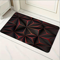 3D Vision Area Rug Non-slip Shaggy Floor Mat Living Room Bedroom