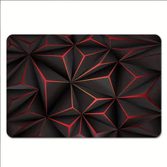 3D Vision Area Rug Non-slip Shaggy Floor Mat Living Room Bedroom