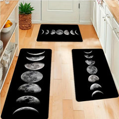 Soft Flannel Kitchen Floor Mat Non Slip Waterproof Dirt Resistant