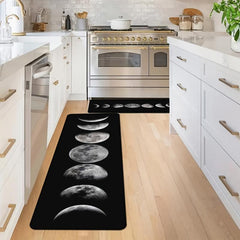 Soft Flannel Kitchen Floor Mat Non Slip Waterproof Dirt Resistant
