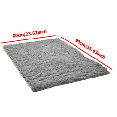 Green Shag Rug for Bedroom, Living Room, Kids Room