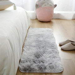 Soft Area Rugs Fluffy Non-slip Shag Plush Bedside Rug