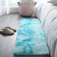 Soft Area Rugs Fluffy Non-slip Shag Plush Bedside Rug
