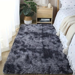 Soft Area Rugs For Bedroom Fluffy Non-slip Tie Dyed Fuzzy Shag Plush