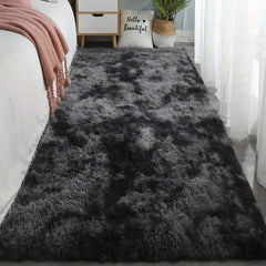 Soft Area Rugs For Bedroom Fluffy Non-slip Tie Dyed Fuzzy Shag Plush