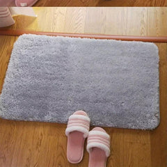 Soft Fluffy Plush Silk Fur Bedroom Rug Non Slip Tie Dyed 59x78 Inches
