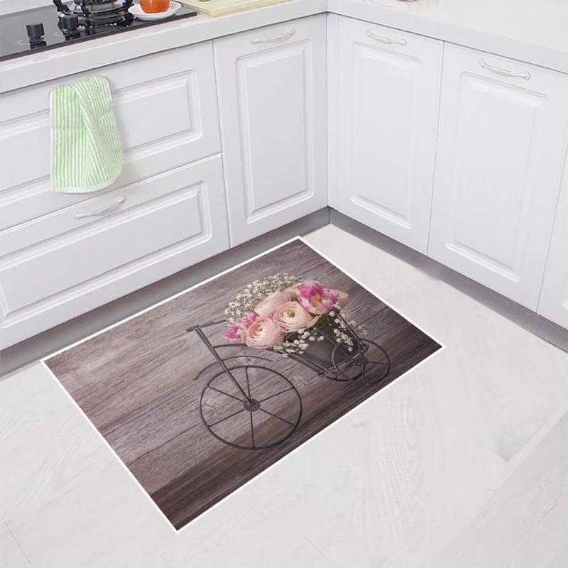 2pcs Soft Kitchen Rug Cushioned Anti Fatigue Kitchen Rug