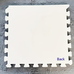 12pcs Interlocking Plush Puzzle Foam Floor Mat Soft and Comfortable