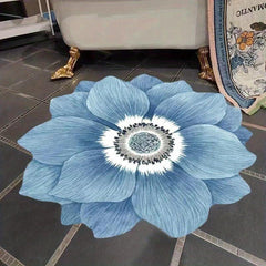 3D Flower Floor Mat Non-slip Bedroom Carpet Pink Blanket Bedside Rug