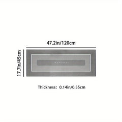 Non slip Kitchen Mat Rubber Back Floor Mat Kitchen Rugs Washable Bathroom Mat