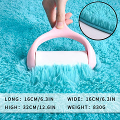 Soft Fluffy Plush Area Rug Large Size Shaggy Carpet Furry