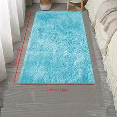 Soft Fluffy Plush Area Rug Large Size Shaggy Carpet Furry