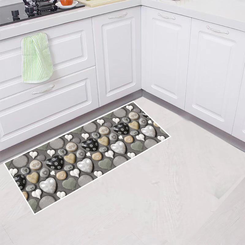 2pcs Anti Fatigue Kitchen Rug Set Soft Cushioned Non Slip Absorbent
