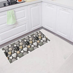 2pcs Anti Fatigue Kitchen Rug Set Soft Cushioned Non Slip Absorbent