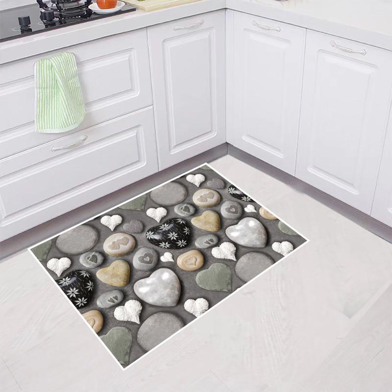 2pcs Anti Fatigue Kitchen Rug Set Soft Cushioned Non Slip Absorbent