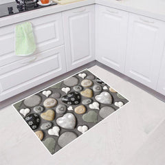2pcs Anti Fatigue Kitchen Rug Set Soft Cushioned Non Slip Absorbent
