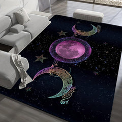 Large Area Rug Living Room Modern Crystal Velvet Non-slip Soft Mat