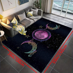 Large Area Rug Living Room Modern Crystal Velvet Non-slip Soft Mat