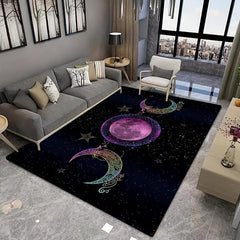 Large Area Rug Living Room Modern Crystal Velvet Non-slip Soft Mat