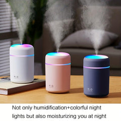 Colorful 220ml Mist Humidifier Essential Diffuser for Room Office Home Car