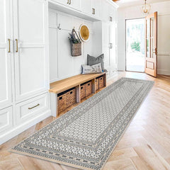 Traditional Vintage Carpet Runner 60x96 Non Slip Washable Floor Carpet