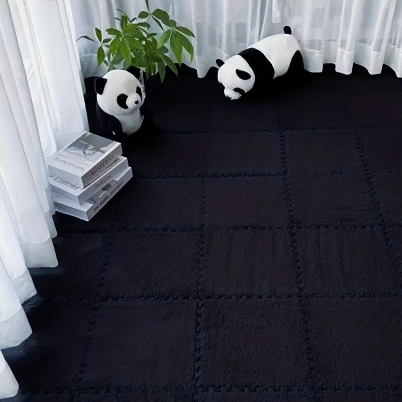 10pcs Soft Puzzle Foam Floor Mats Anti Slip Comfort Pads 12in 12in