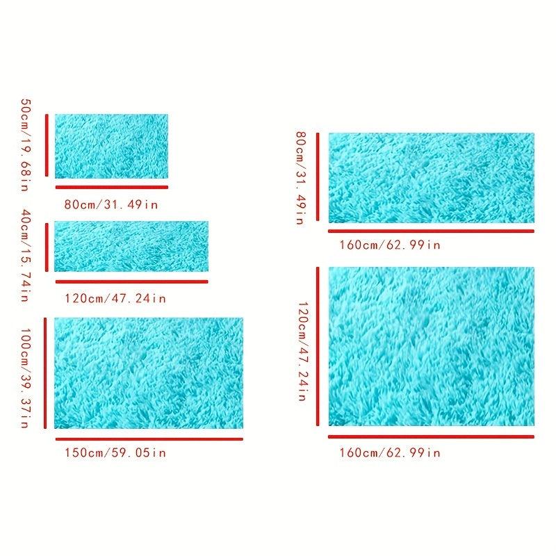 Ultra Soft Plush Rug Non Slip Shaggy Throw Rug for Living Room