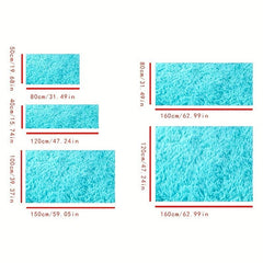 Ultra Soft Plush Rug Non Slip Shaggy Throw Rug for Living Room