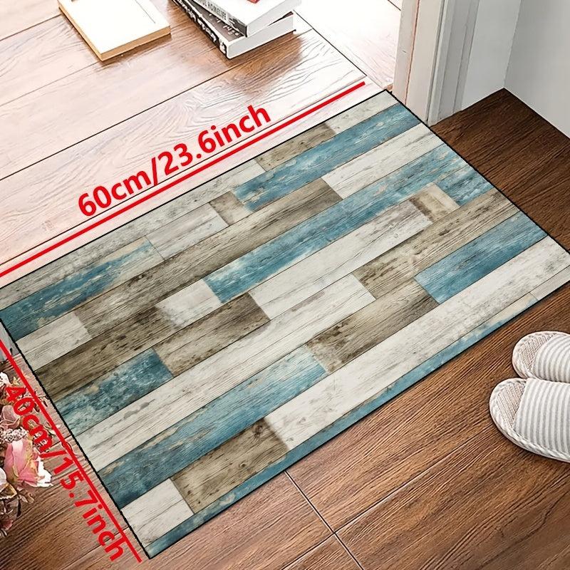 Stripe Pattern Rug Non-slip Washable Carpet Living Room Bedroom Outdoor Decor
