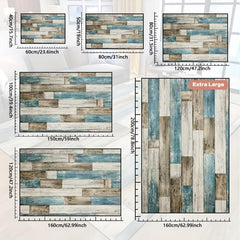 Stripe Pattern Rug Non-slip Washable Carpet Living Room Bedroom Outdoor Decor