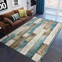 Stripe Pattern Rug Non-slip Washable Carpet Living Room Bedroom Outdoor Decor