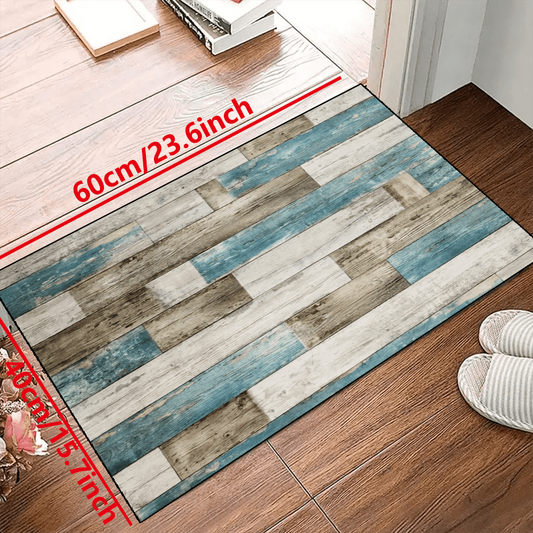 Stripe Pattern Rug Non-slip Washable Carpet Living Room Bedroom Outdoor Decor