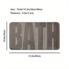 Non-Slip Memory Foam Bathroom Bath Mat Soft Comfortable Carpe