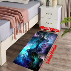 3D Illusion Galaxy Outer Space Stars Floor Mat